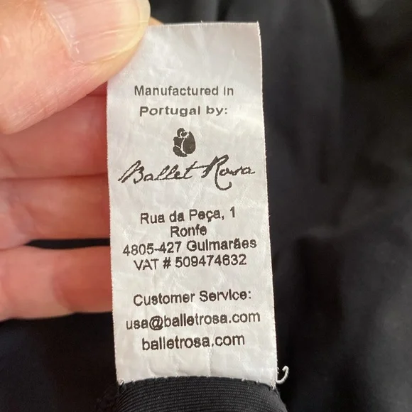 Ballet Rosa Black Dancewear Leotard - Adult S - Picture 3 of 4